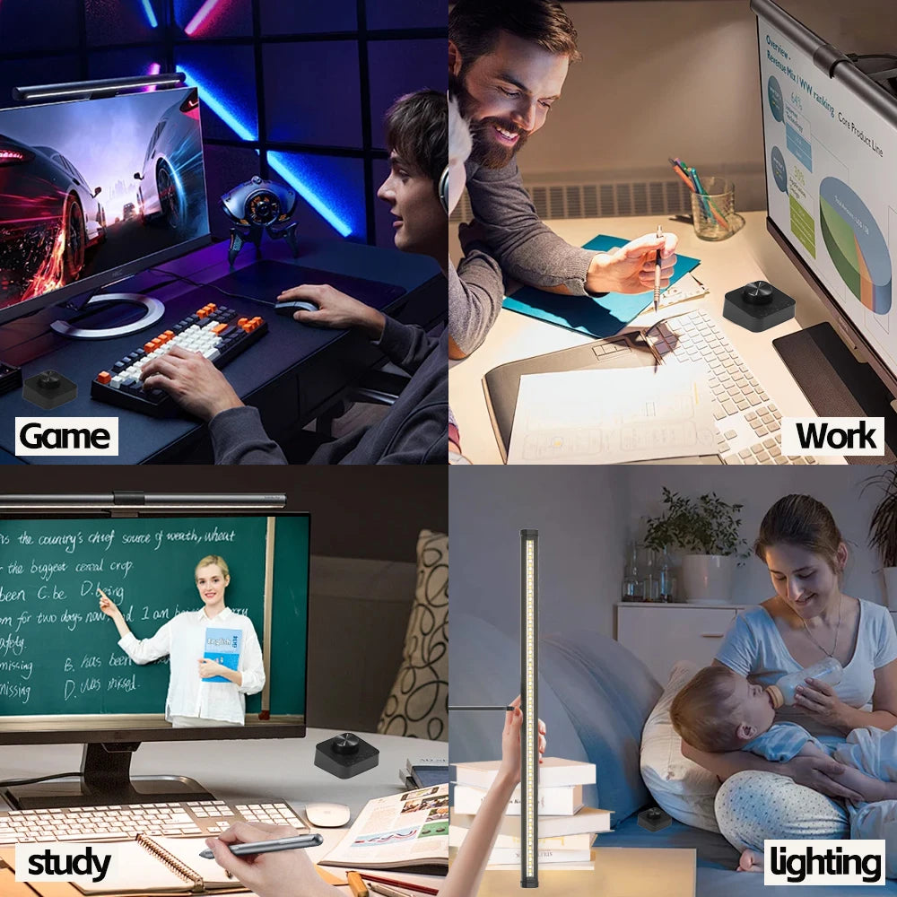 RGB Monitor Light Bar for Desk Setup 50CM/33CM