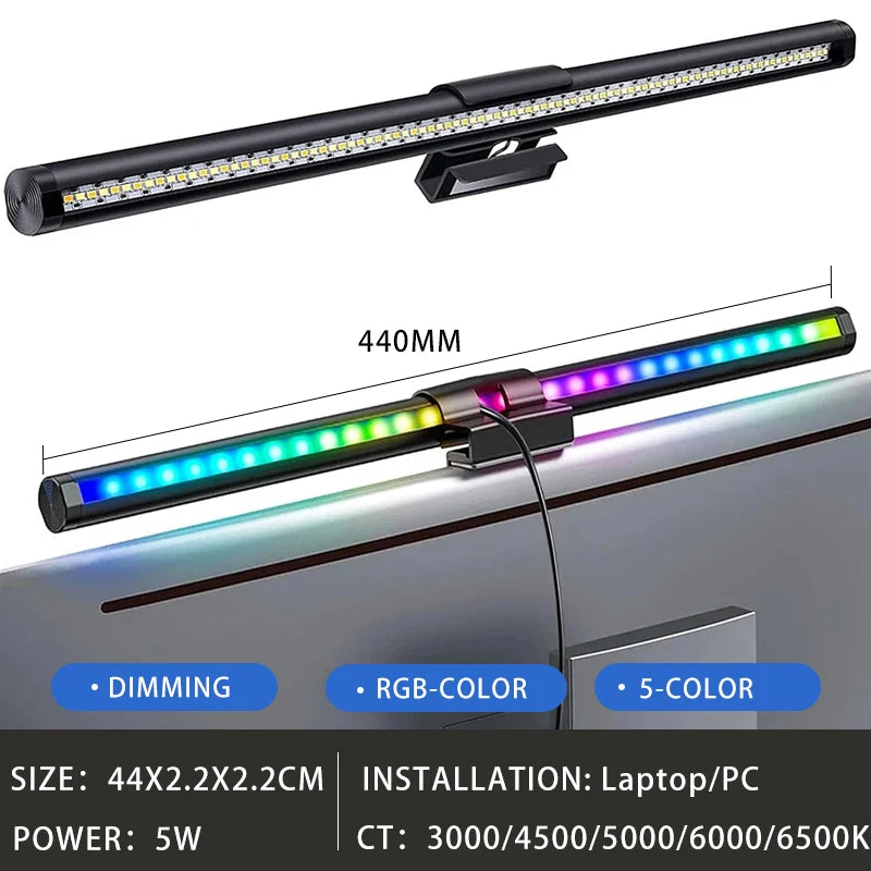 RGB Monitor Light Bar for Desk Setup 50CM/33CM