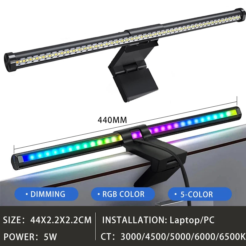RGB Monitor Light Bar for Desk Setup 50CM/33CM